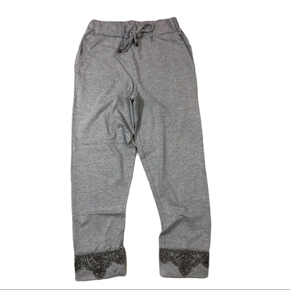 Love Sam Anthropologie Beaded Pants
